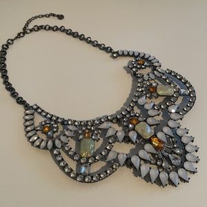 Bebe black rhinestone necklace